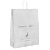 Cashmere Goose 240mm Printed Paper Carrier Bags