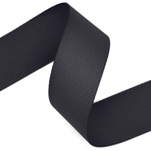 15mm Grosgrain Ribbon Black